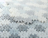 Aster Crystal Ocean Polished Flower Marble Mosaic Tile