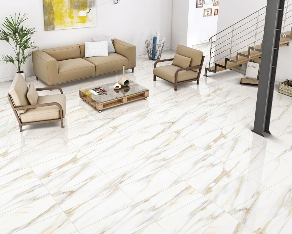 AGL Calacatta Gold Porcelain Tile Collection-American Tile Depot