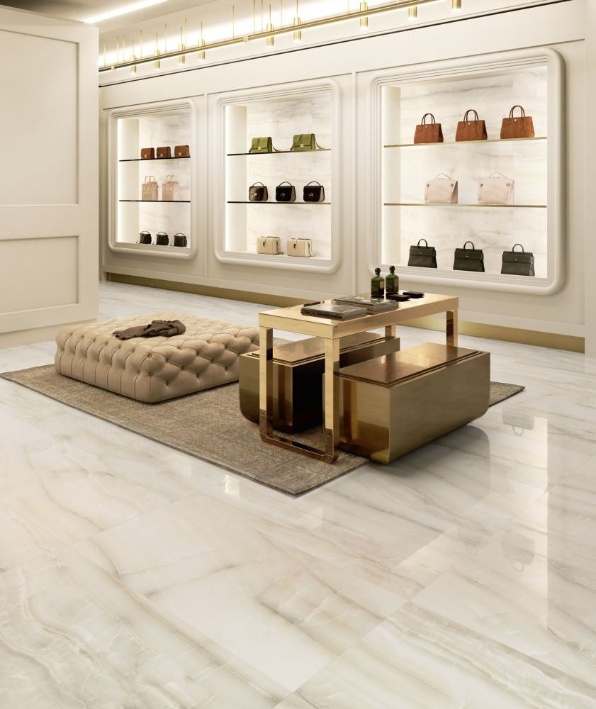 Akoya Ivory Porcelain Tile Collection-American Tile Depot