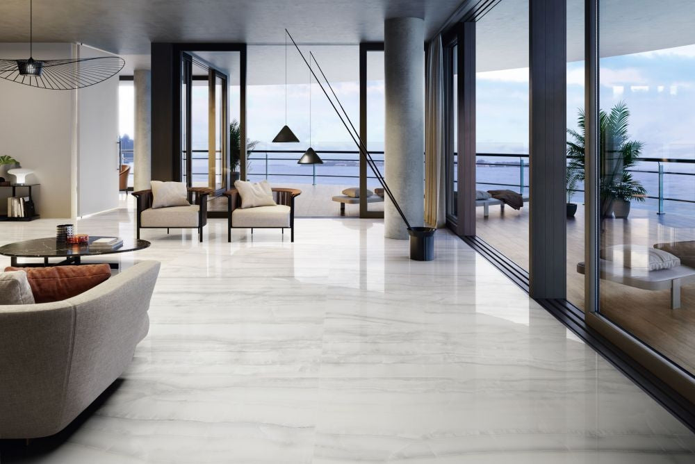 Akoya Silver Porcelain Tile Collection-American Tile Depot