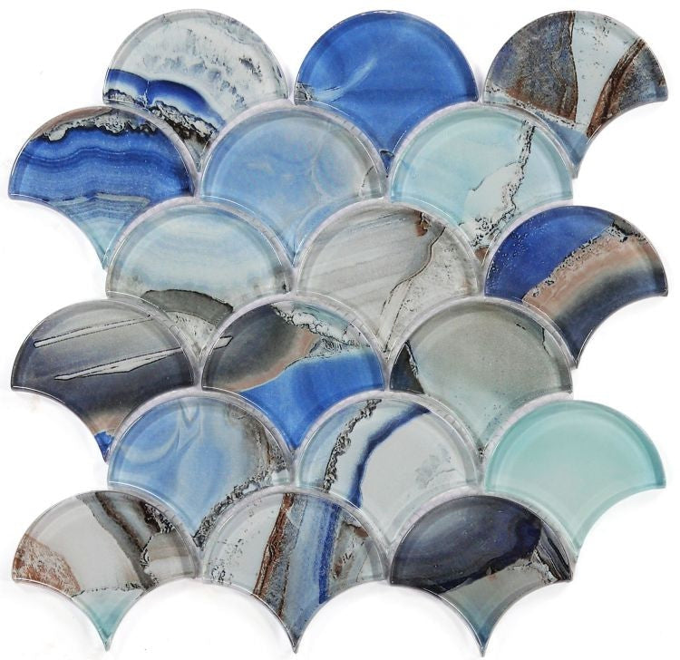 Clam Mosaic Tile Collection-American Tile Depot