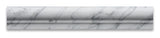 Carrara White Marble Polished OG-1 Chair Rail Molding Trim