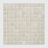 1 X 1 Diano Royal ( Queen Beige ) Marble Polished Mosaic Tile