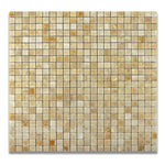 1 X 1 Honey Onyx Polished Mosaic Tile-Onyx Mosaic-American Tile Depot