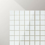 1 X 1 Thassos White Marble Polished Mosaic Tile-Marble Mosaic-American Tile Depot