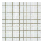 1 X 1 Thassos White Marble Polished Mosaic Tile-Marble Mosaic-American Tile Depot