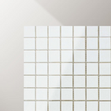 1 X 1 Thassos White Marble Polished Mosaic Tile