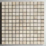 1 X 1 Walnut Travertine Tumbled Mosaic Tile-Travertine Mosaic-American Tile Depot