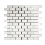 1 X 2 Calacatta Oliva Marble Honed Brick Mosaic Tile-Marble Mosaic-American Tile Depot