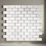 1 X 2 Calacatta Oliva Marble Honed Brick Mosaic Tile-Marble Mosaic-American Tile Depot