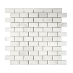 1 X 2 Calacatta Oliva Marble Polished Brick Mosaic Tile-Marble Mosaic-American Tile Depot