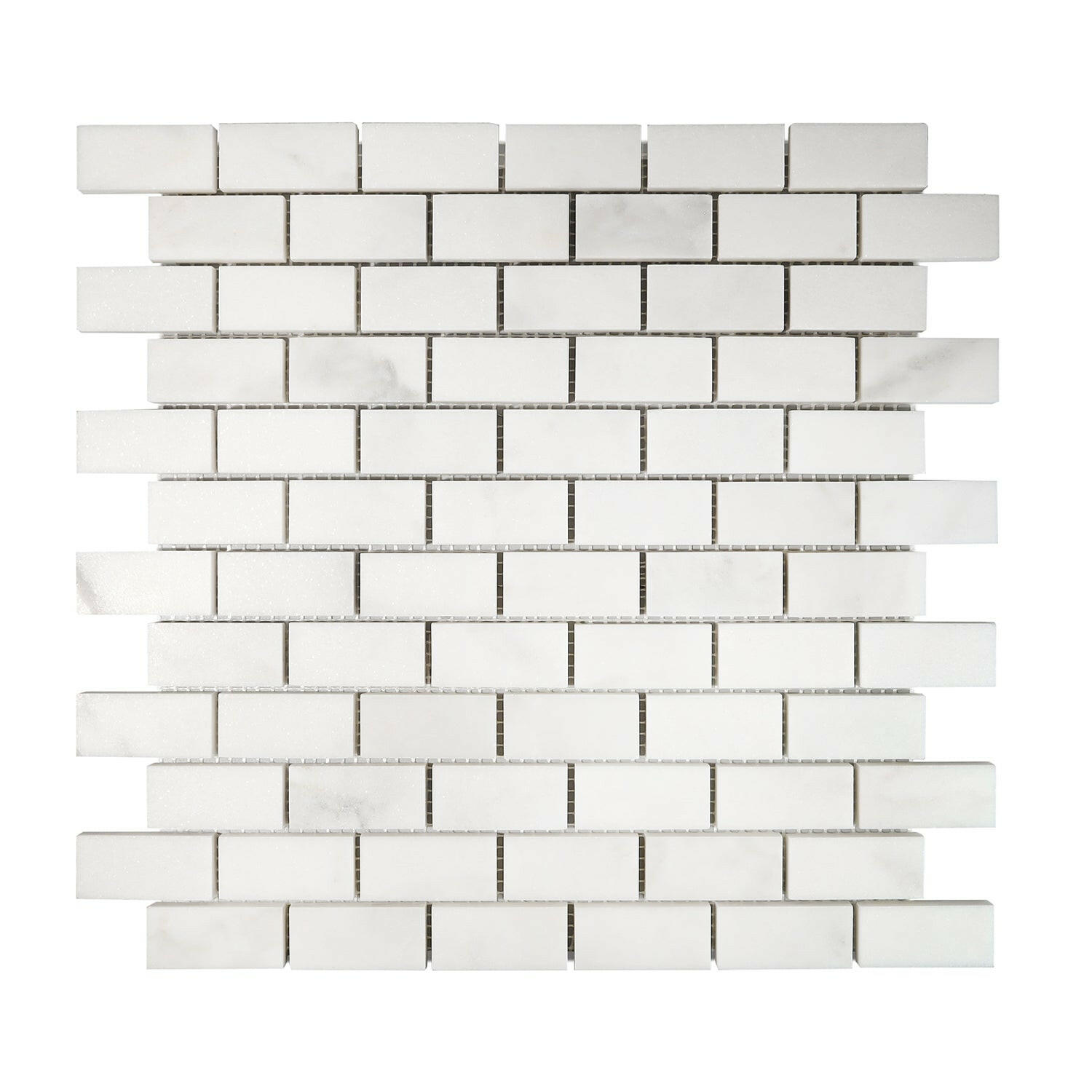 1 X 2 Calacatta Oliva Marble Polished Brick Mosaic Tile-Marble Mosaic-American Tile Depot