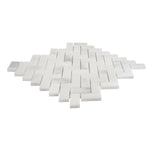 1 X 2 Calacatta Oliva Marble Polished Herringbone Mosaic Tile-Marble Mosaic-American Tile Depot