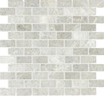 1 X 2 Tundra Gray (Atlantic Gray) Marble Polished Brick Mosaic Tile-Marble Mosaic-American Tile Depot