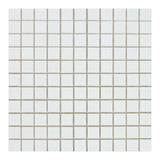 1 X 1 Thassos White Marble Polished Mosaic Tile-Marble Mosaic-American Tile Depot