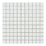 1 X 1 Thassos White Marble Polished Mosaic Tile