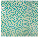 1 x 1 Aquarius Spring Square Glass Mosaic Tile-Glass Mosaic-American Tile Depot