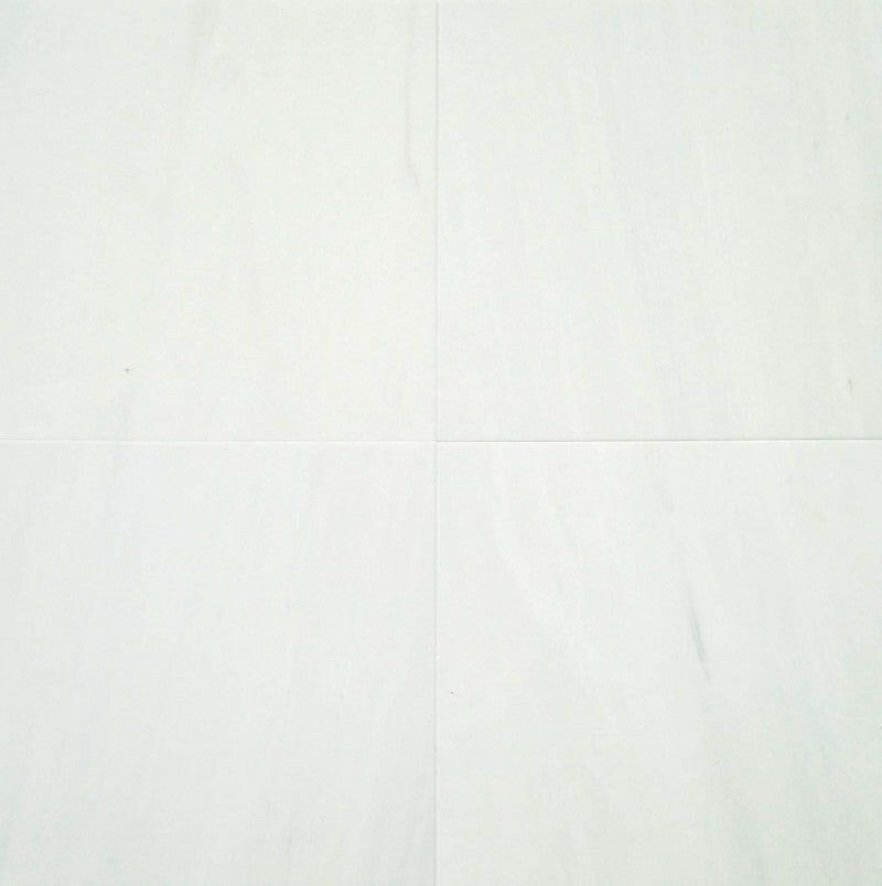 12 X 12 Bianco Dolomite Honed Marble Field Tile-Marble Tile-American Tile Depot