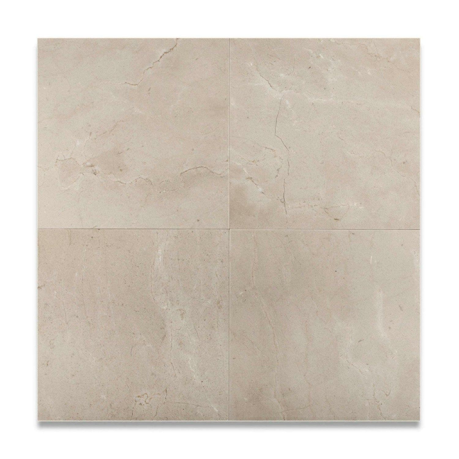 12 X 12 Crema Marfil Marble Polished Field Tile-Marble Tile-American Tile Depot