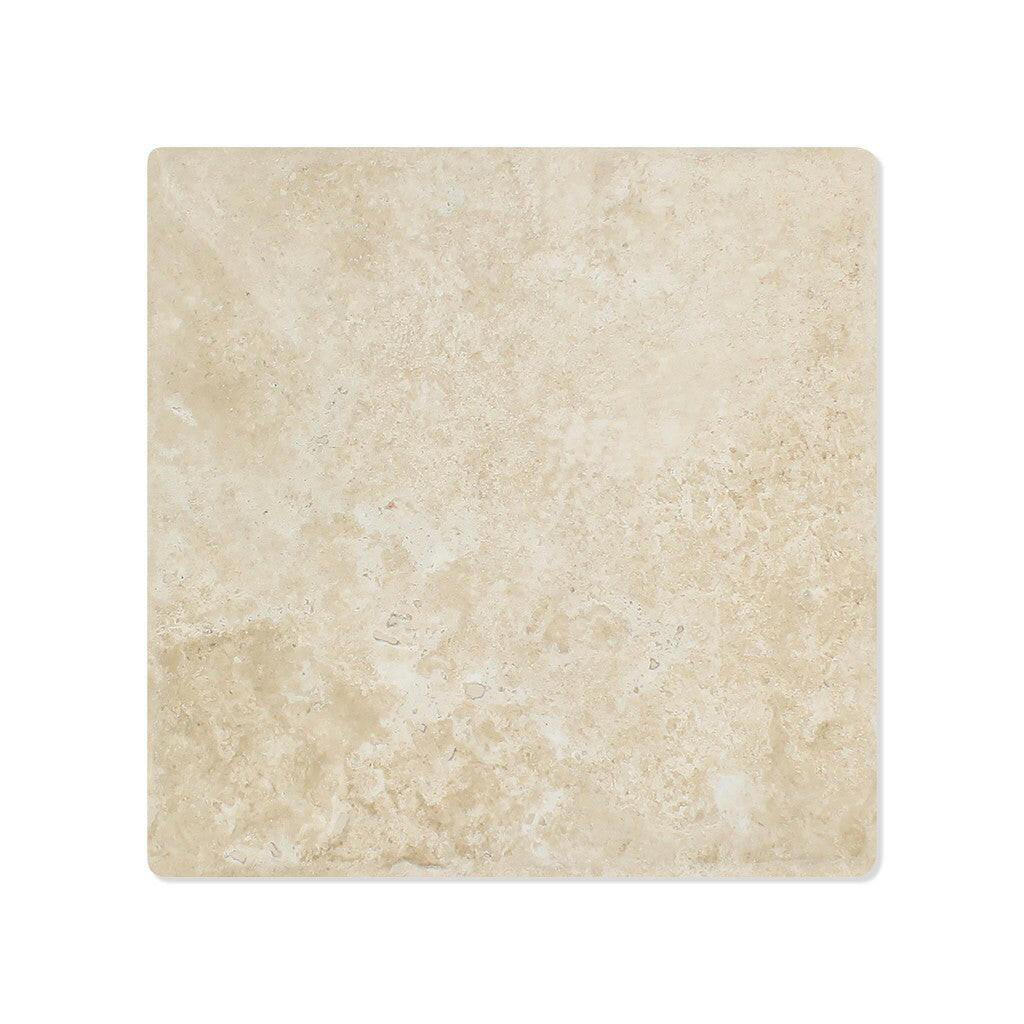 12 X 12 Durango Cream Travertine Tumbled Field Tile-Travertine Mosaic-American Tile Depot