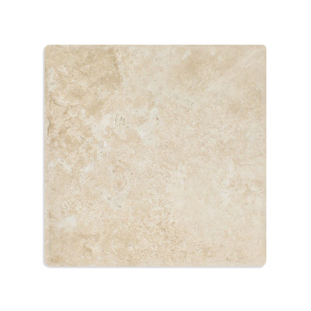 12 X 12 Durango Cream Travertine Tumbled Field Tile-Travertine Mosaic-American Tile Depot