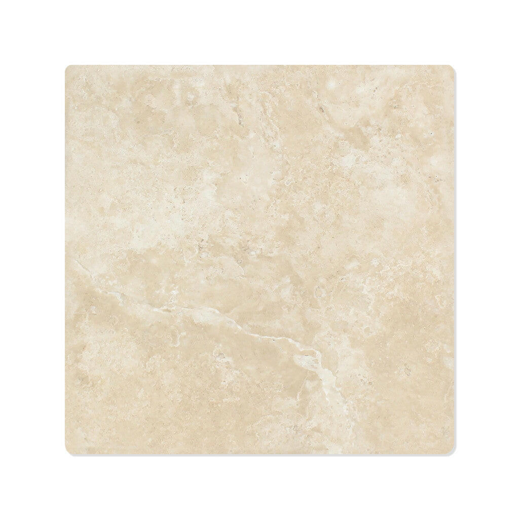 12 X 12 Durango Cream Travertine Tumbled Field Tile-Travertine Mosaic-American Tile Depot