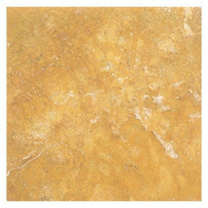 12 X 12 Gold / Yellow Travertine Filled & Honed Field Tile-Travertine Tile-American Tile Depot