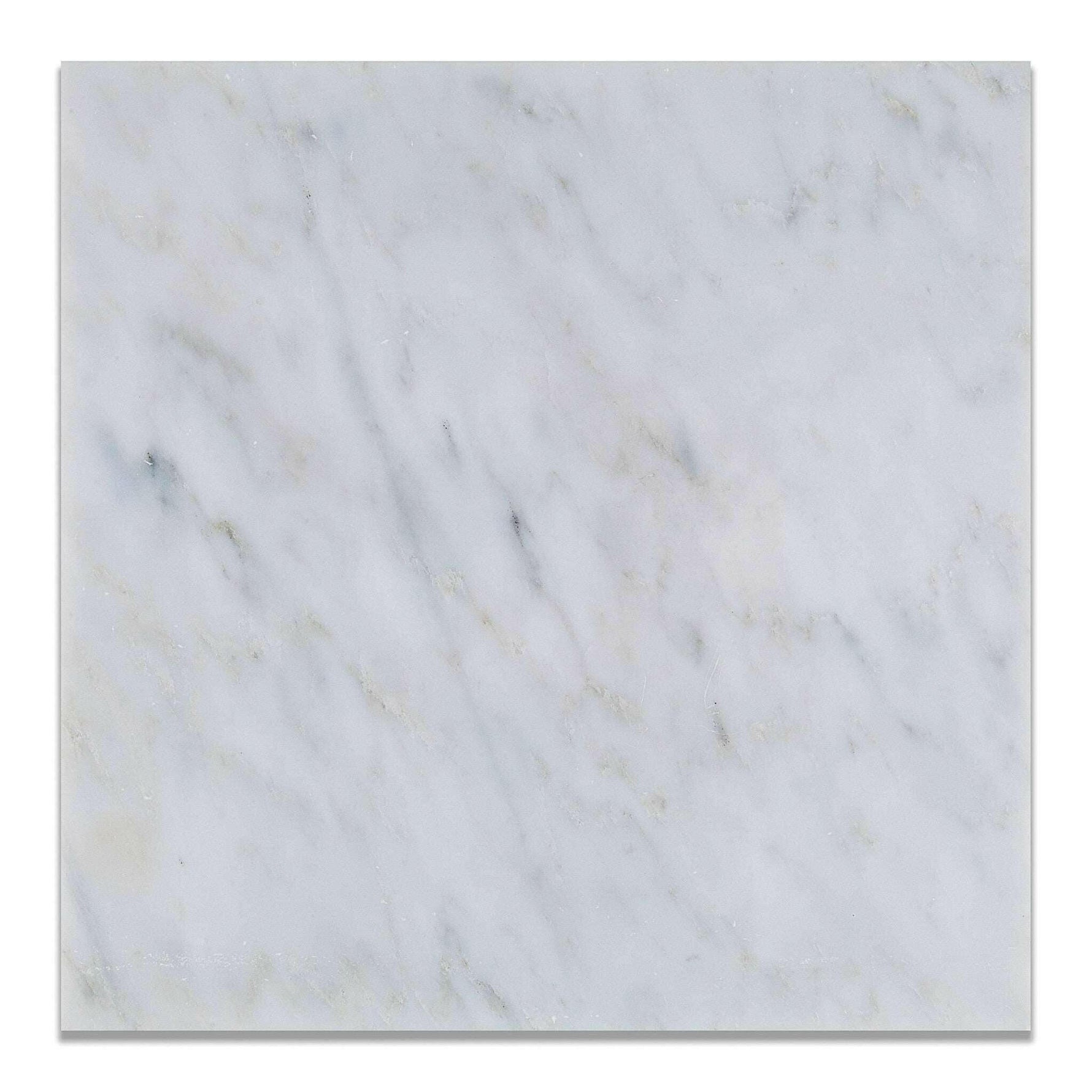 12 X 12 Oriental White / Asian Statuary Marble Polished Field Tile-Marble Tile-American Tile Depot