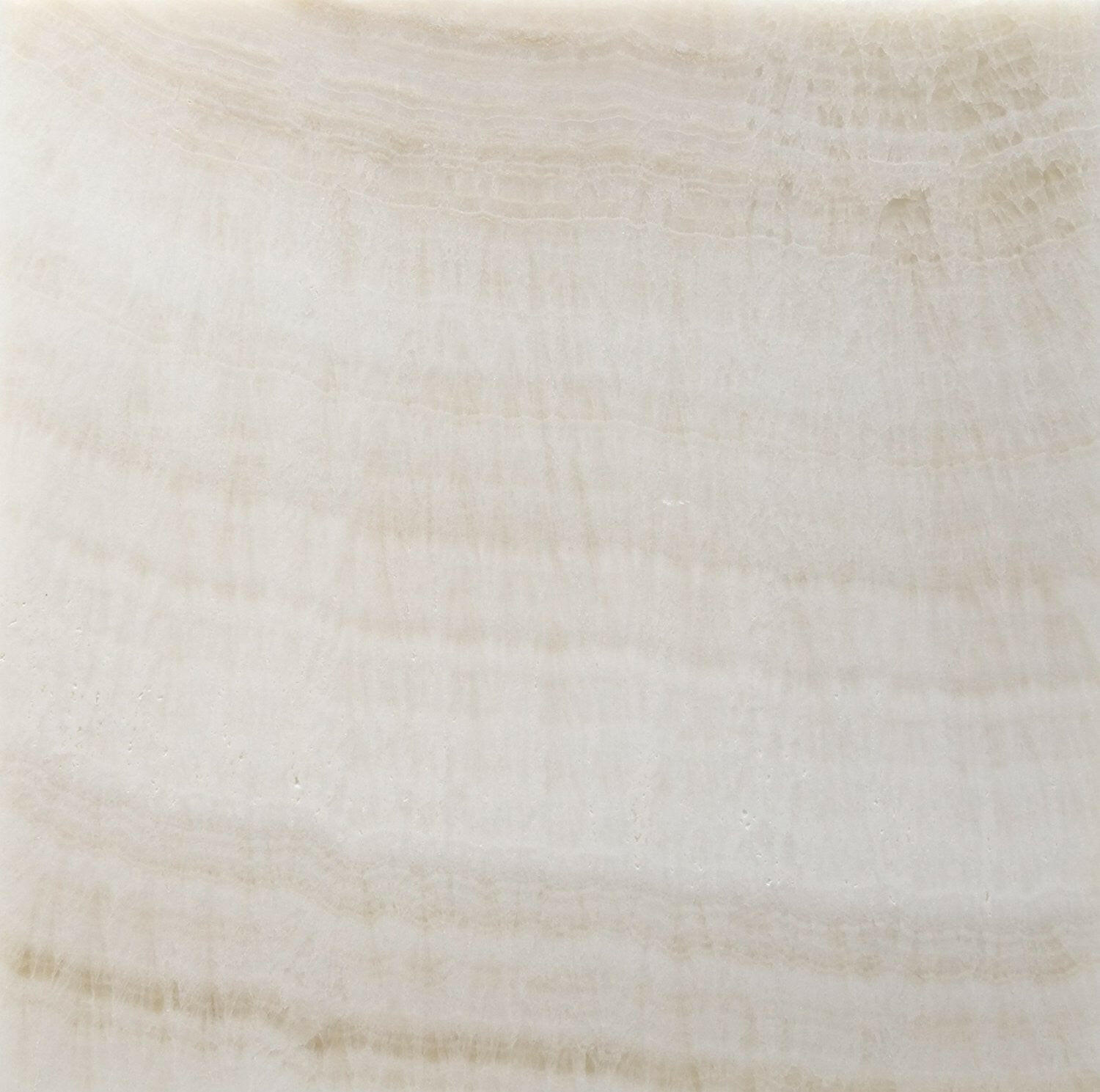 12 X 12 Premium White Onyx VEIN-CUT Polished Field Tile-Onyx Tile-American Tile Depot