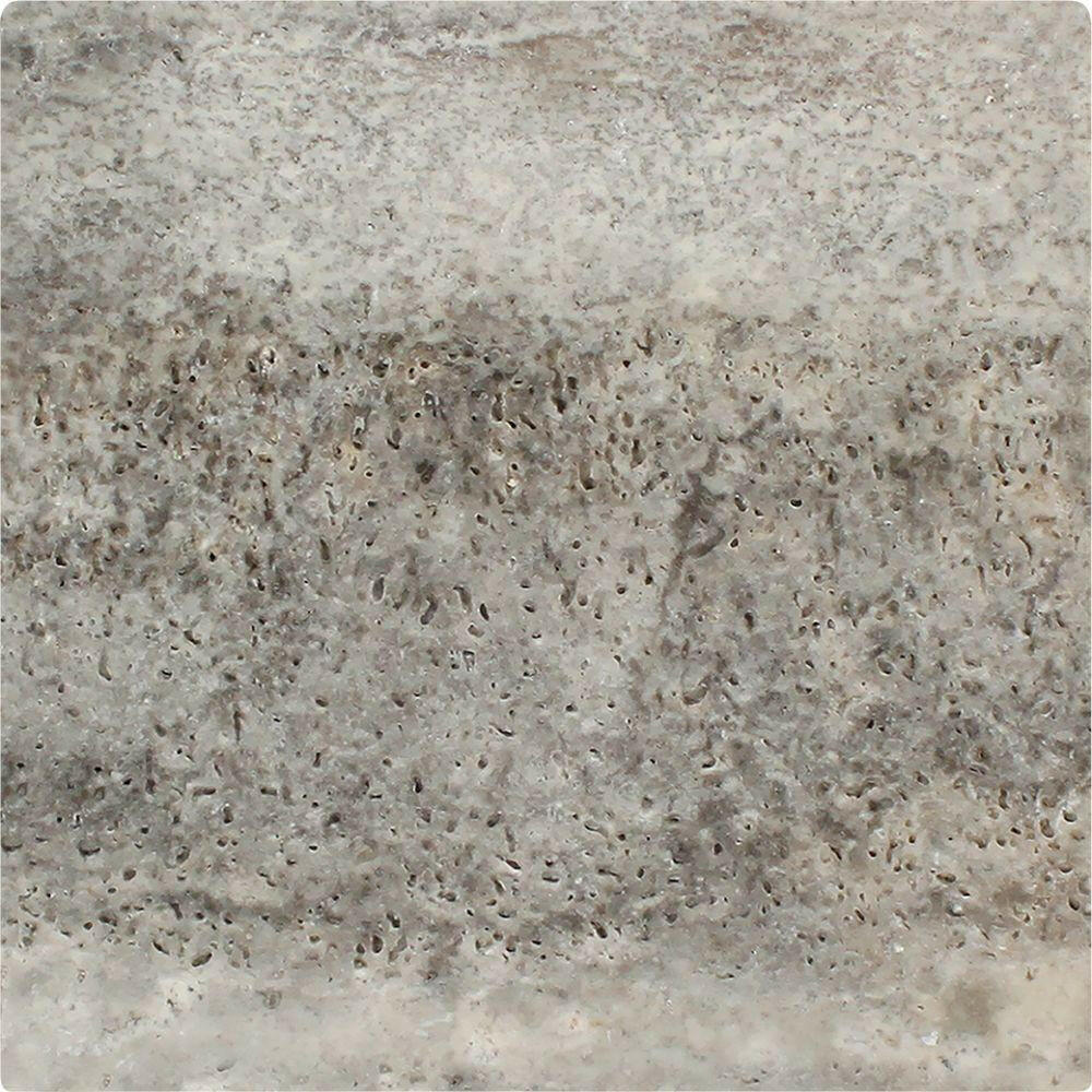 12 X 12 Silver Travertine Tumbled Field Tile-Travertine Tile-American Tile Depot