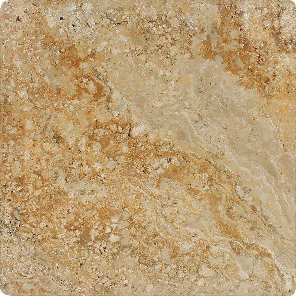 12 X 12 Valencia Travertine Tumbled Field Tile-Travertine Tile-American Tile Depot