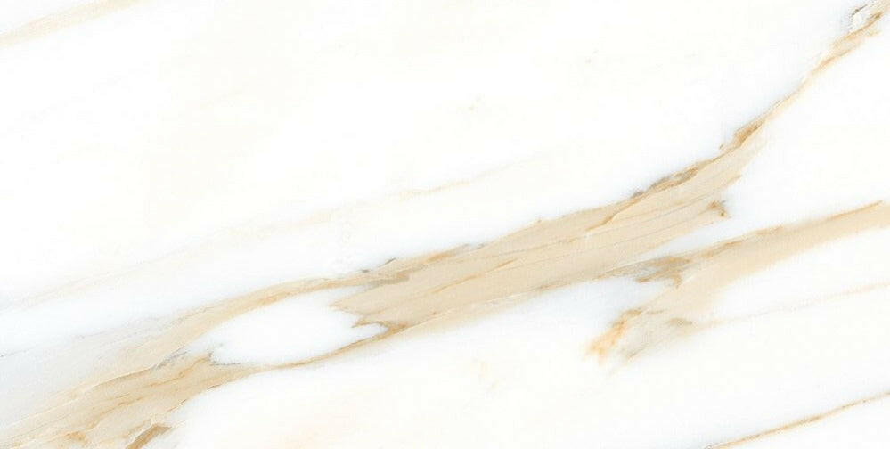 12 X 24 AGL Calacatta Gold Marble Look Polished Porcelain Tile-PORCELAIN-Large Format-American Tile Depot