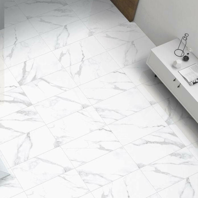 12 X 24 AGL Statuario Marble Look Matte Porcelain Tile