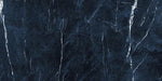 12 X 24 Antique Dark Blue Polished Marble Look Porcelain Tile-PORCELAIN-Large Format-American Tile Depot