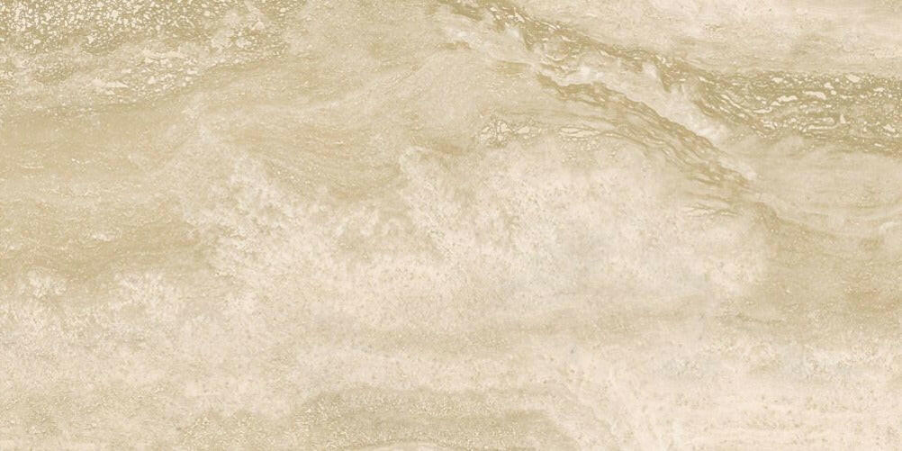 12 X 24 Appia Vein Cut Beige Polished Travertine Look Porcelain Tile-PORCELAIN-Large Format-American Tile Depot