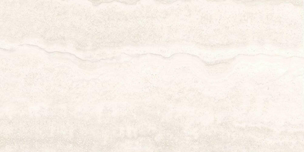 12 X 24 Appia Vein Cut White Polished Travertine Look Porcelain Tile-PORCELAIN-Large Format-American Tile Depot