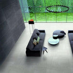 12 X 24 Basalt Graphite Chiseled Grip & Matte Porcelain Tile-PORCELAIN-Large Format-American Tile Depot