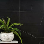 12 X 24 Black Marquina Marble Polished Tile-Marble Tile - Large Formate-American Tile Depot