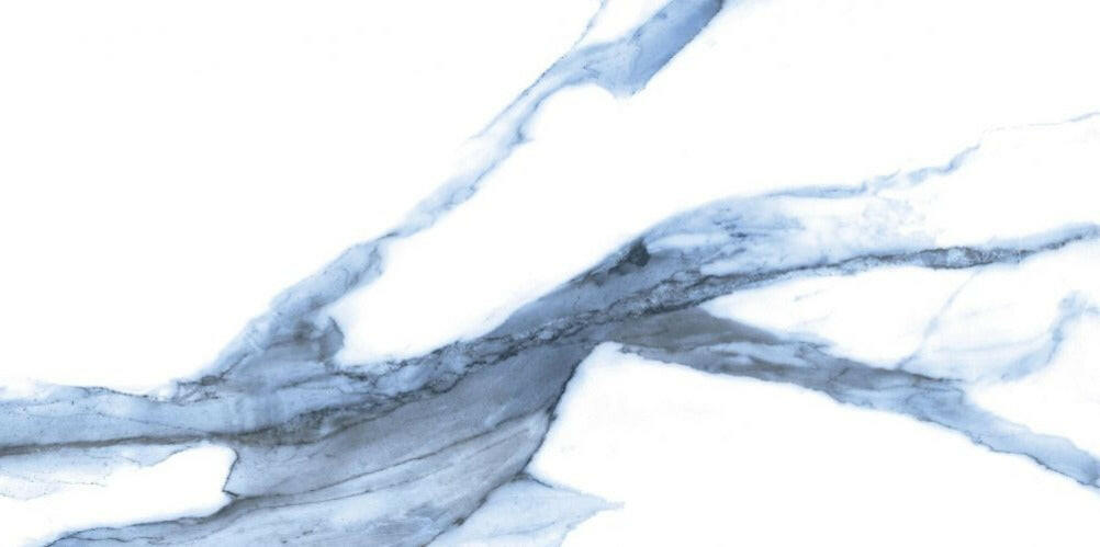 12 X 24 Calacatta Blue Matte Marble Look Porcelain Tile-PORCELAIN-Large Format-American Tile Depot