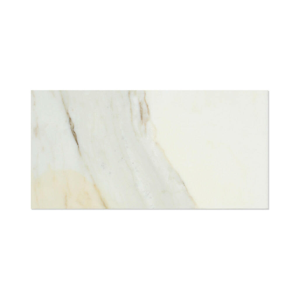 12 X 24 Calacatta Gold Marble Honed Field Tile-Marble Tile - Large Formate-American Tile Depot