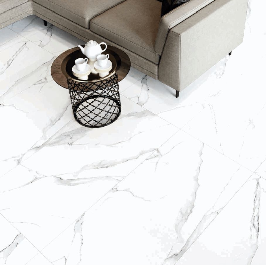 12 X 24 Calacatta Gold Polished Marble Look Porcelain Tile-PORCELAIN-Large Format-American Tile Depot