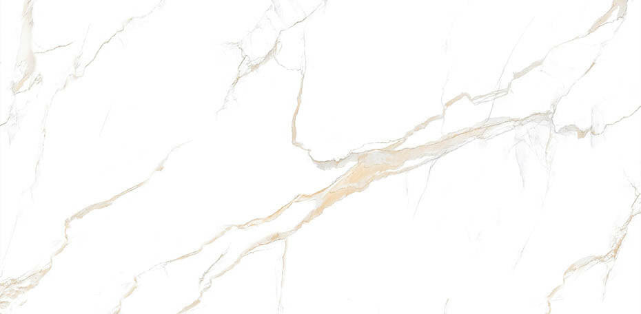 12 X 24 Calacatta Gold Polished Marble Look Porcelain Tile-PORCELAIN-Large Format-American Tile Depot