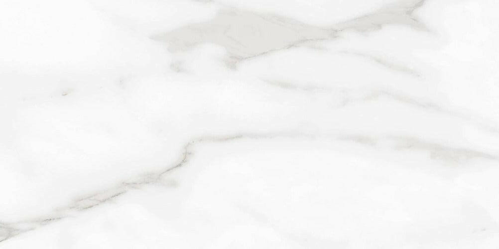 12 X 24 Carenza Bianca Marble Look Polished Porcelain Tile-PORCELAIN-Large Format-American Tile Depot