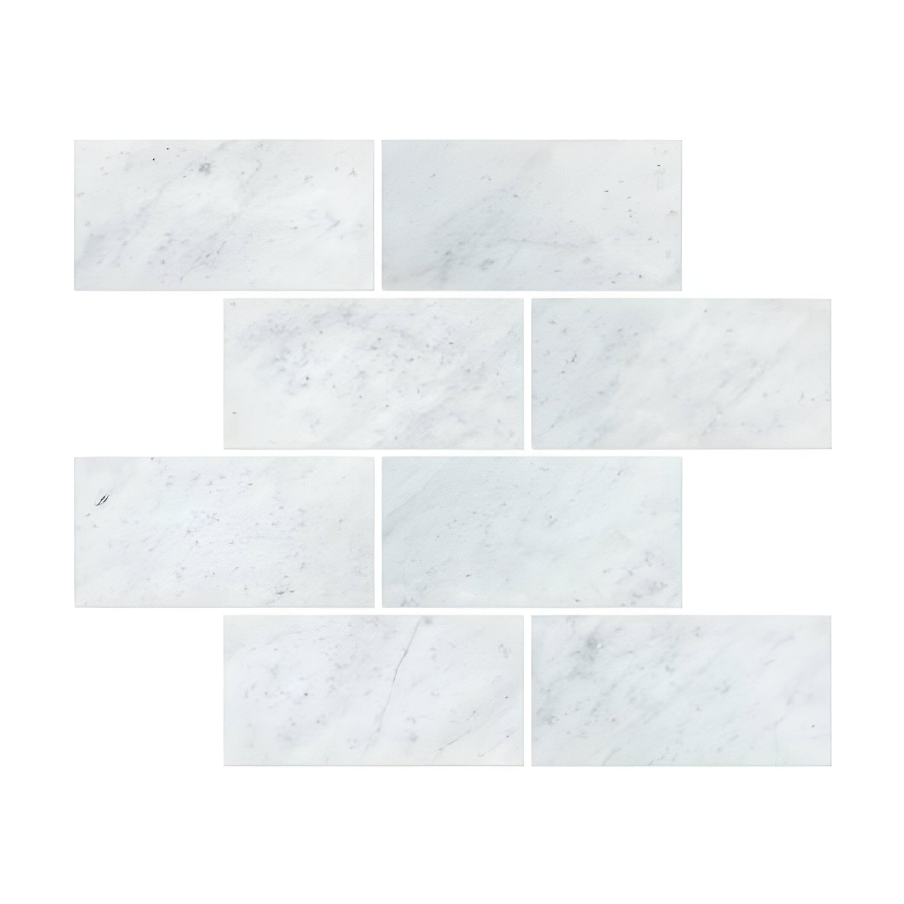 12 X 24 Carrara White Marble Polished Field Tile-Marble Tile - Large Formate-American Tile Depot