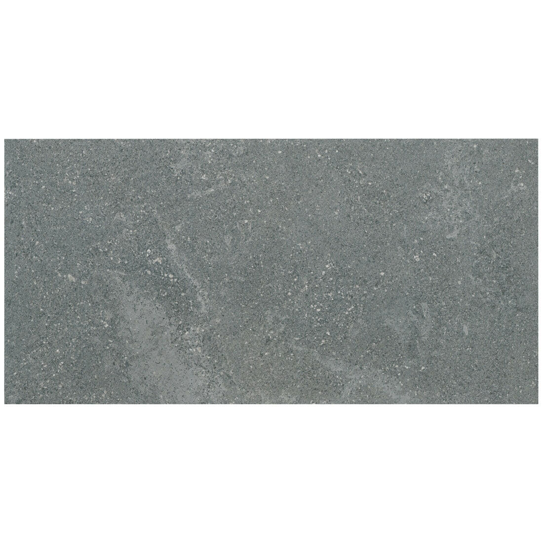 12 X 24 Chamonix Dark Gray Matte Limestone Look Porcelain Tile-Porcelain Tile Large Formate-American Tile Depot