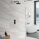 12 X 24 HQT Quartzite Bianco Matte Limestone Look Porcelain Tile-PORCELAIN-Large Format-American Tile Depot