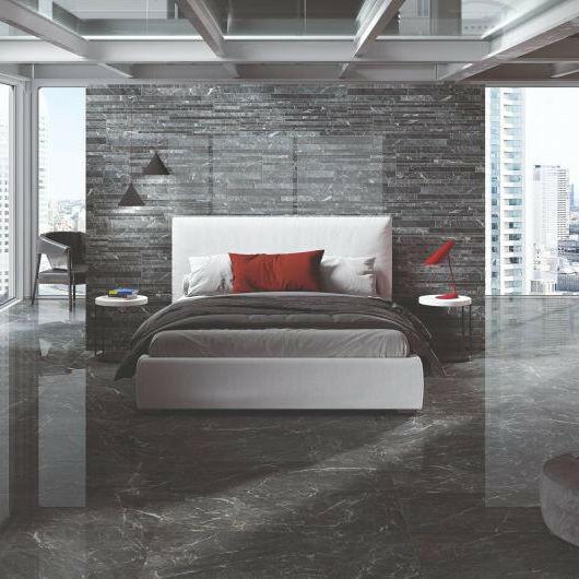 12 X 24 Marmi St. Laurent Bricks Polished Marble Look Porcelain Tile-PORCELAIN-Large Format-American Tile Depot