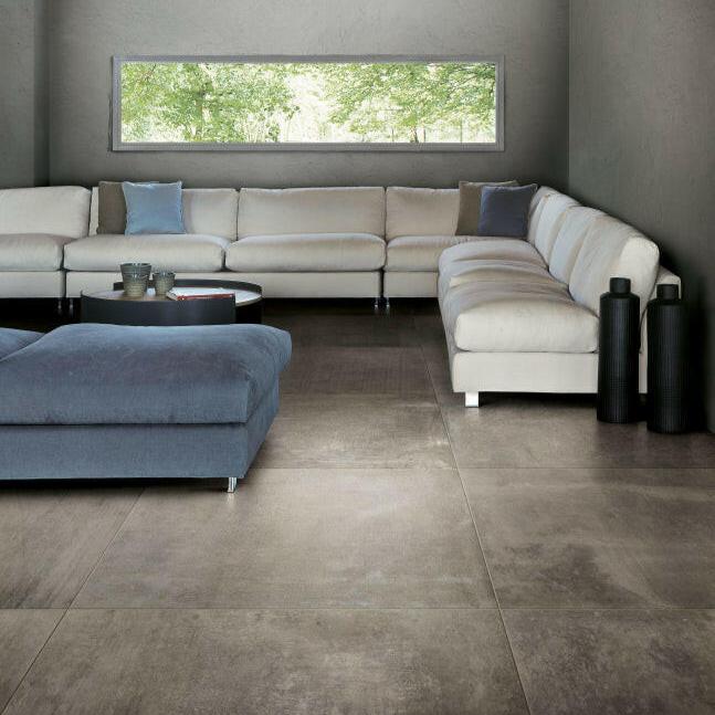 12 X 24 Matieres Gris Matte Concrete Look Porcelain Tile-PORCELAIN-Large Format-American Tile Depot