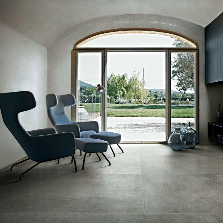 12 X 24 Matieres Nuage Matte Concrete Look Porcelain Tile-PORCELAIN-Large Format-American Tile Depot