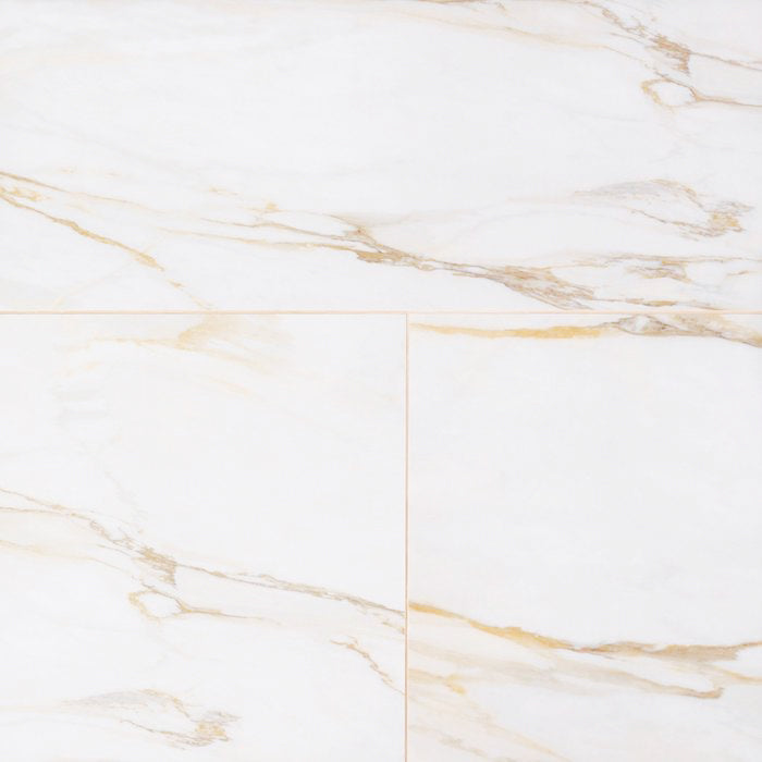 12 X 24 Montblanc Gold Polished Marble Look Porcelain Tile-PORCELAIN-Large Format-American Tile Depot